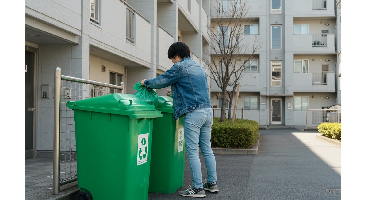 アパート ゴミ箱