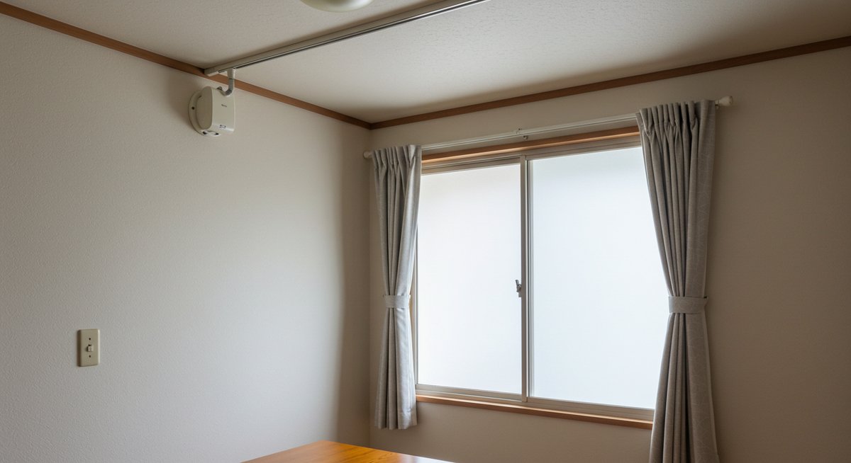 カーテン レール 取り付け 賃貸