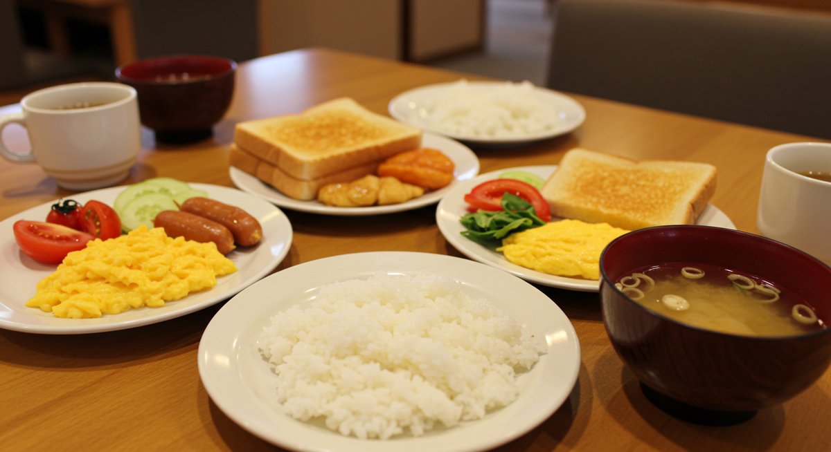 朝食 無料 ホテル