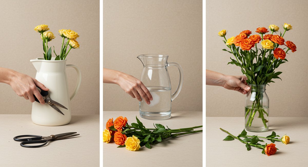 花を飾る スピリチュアル